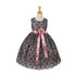 Cinderella Couture Big Girls Navy Satin Multi Color Sashes Dress 8-14 - SophiasStyle.com